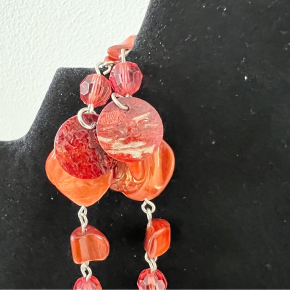 Bundle of 5 Red Costume Necklaces - Picture 7 of 15